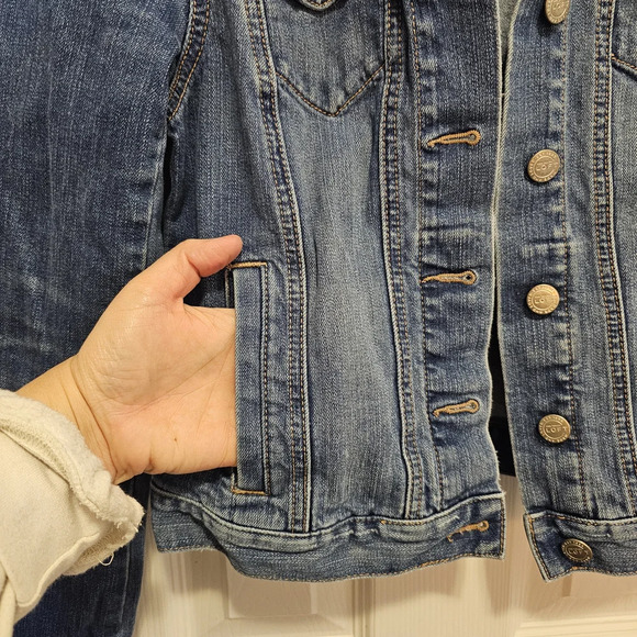 LOFT Blue Jean Jacket - Picture 2 of 6